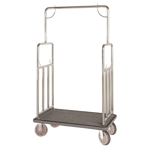 Bellmans Cart, 24Wx71Hx42L, Stainless Steel